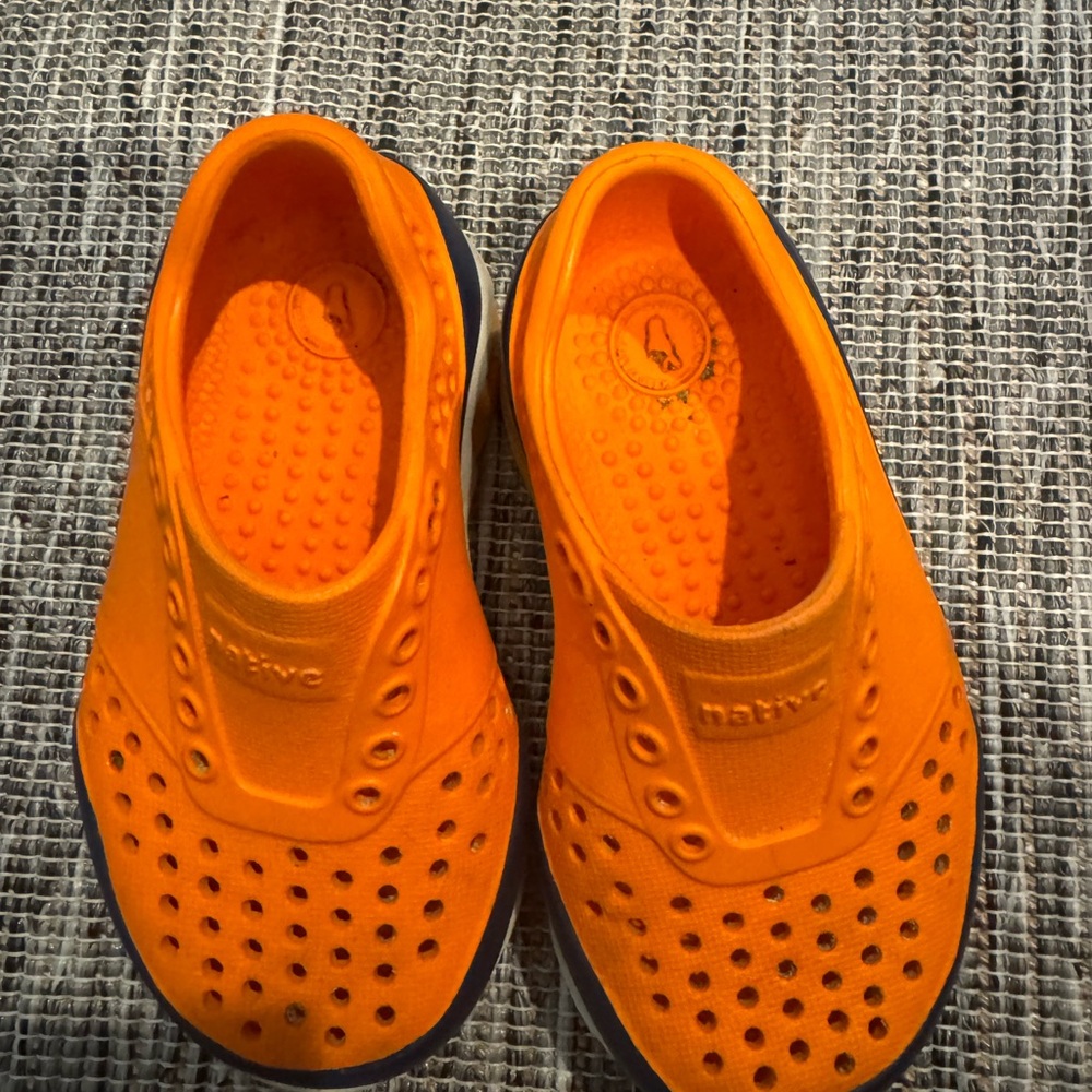 Native Kids Shoes - Orange